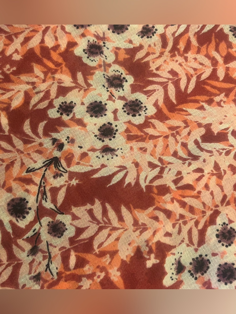 NEW Free People Off The Grid Floral Culouttes Crop Wide Leg Pants Sz L - Picture 6 of 7